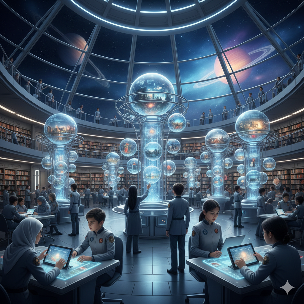 An ancient Greek temple.